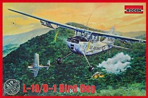 ROD619 1/32 Roden L19/O1 Bird Dog USAF Light Communications Aircraft MMD Squadron