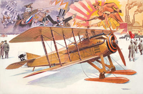 ROD617 1/32 Roden Spad VII ?.1 with Russian skies MMD Squadron