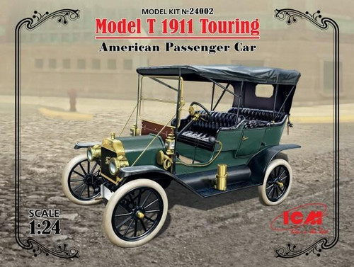 ICM24002 1/24 ICM Model T 1911 Touring, American Passenger Car MMD Squadron