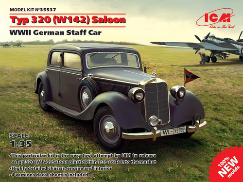 ICM35537 1/35 ICM Typ 320 (W142) Saloon, WWII German Staff Car  MMD Squadron