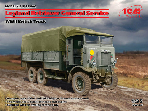 ICM35600 1/35 ICM Leyland Retriever General Service, WWII British Truck (100% new molds)  MMD Squadron