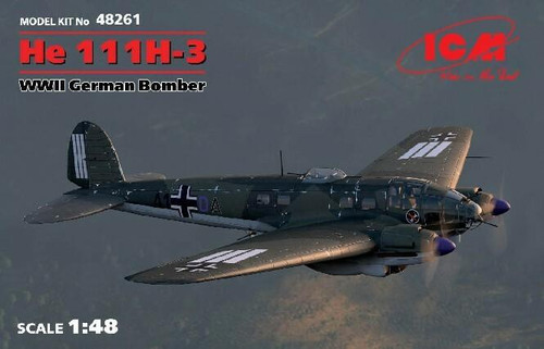 1/48 ICM He 111H-16, WWII German Bomber - Squadron.com