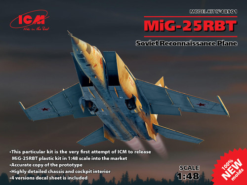 1/48 ICM MiG-25 BM, Soviet Strike Aircraft - Squadron.com