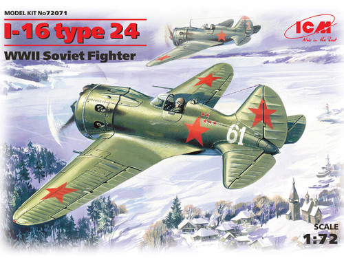 ICM72071 1/72 ICM I-16 type 24, WWII Soviet Fighter  MMD Squadron