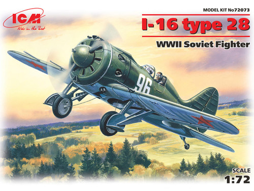 ICM72073 1/72 ICM I-16 type 28, WWII Soviet Fighter  MMD Squadron