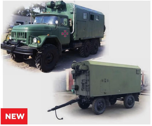ICM72817 1/72 ICM ZiL-131 Truck w/ Trailer Ukraine - PREORDER  MMD Squadron