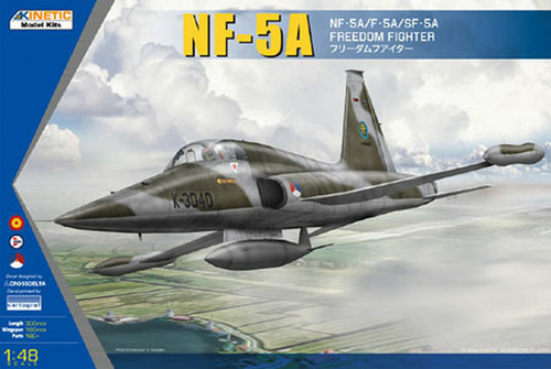 KIN48110 1/48 Kinetic Models NF-5A F-5A SF-5A Freedom Fight Plastic Model Kit MMD Squadron