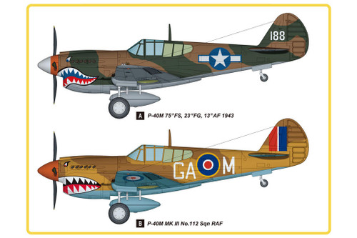 HBB85801 1/48 Hobby Boss P-40M Kitty Hawk  MMD Squadron