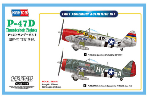 HBB85804 1/48 Hobby Boss P-47D Thunderbolt  MMD Squadron