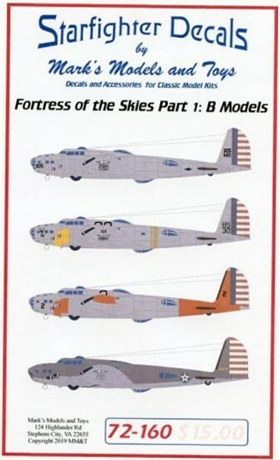 SFA72160 1/72 Starfighter Decals - Fortress of the Sky Part 1 B17B MMD Squadron