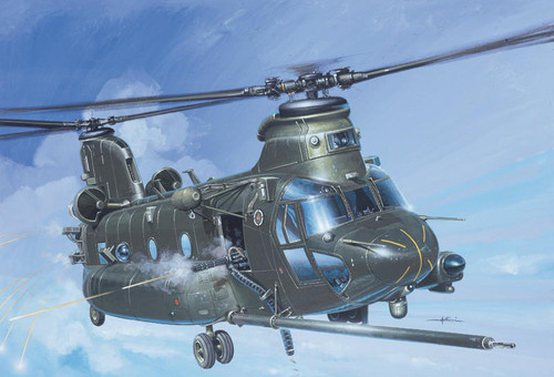 ITL551218 1/72 MH47 E SOA Chinook Attack Helicopter MMD Squadron