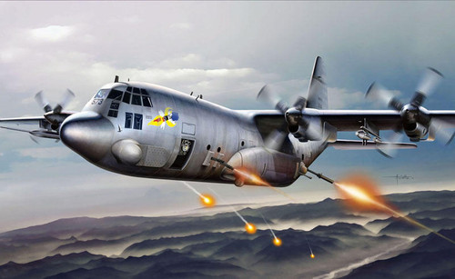 ハセガワ 1/200 ロッキード AC-130H ガンシップ-