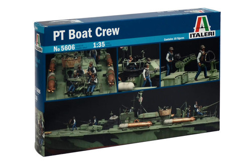ITL555606 1/35 PT Boat Crew 10 MMD Squadron