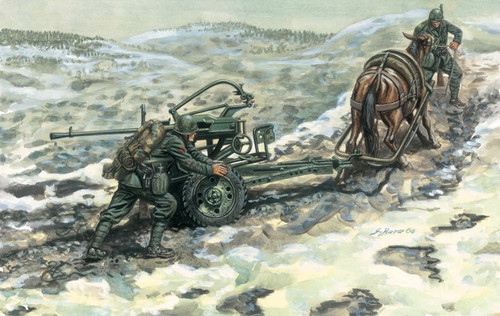 ITL556464 1/35 Horse Drawn Breda 20 Gun/65 Mod.35 w/2 Soldiers MMD Squadron ITL556464 1/35 Horse Drawn Breda 20 Gun/65 Mod.35 w/2 Soldiers MMD Squadron