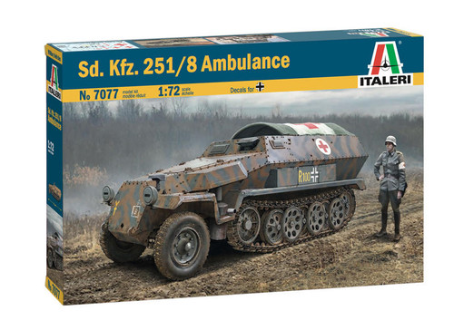 ITL557077 1/72 Italeri SdKfz 251/8 Ambulance Halftrack MMD Squadron