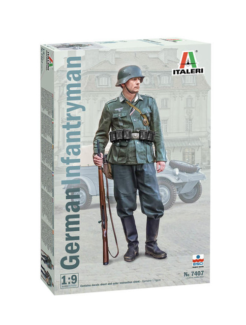 ITL557407 1/9 Italeri WWII German Infantryman 7407 MMD Squadron