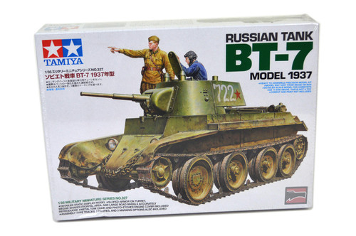 TAM35327 1/35 Tamiya Russian BT-7 Model 1937 Tank Plastic Model Kit MMD Squadron