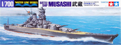 TAM31114 1/700 IJN Musashi Battleship Waterline  MMD Squadron