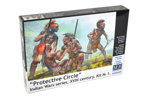 MBL35209 1/35 Master Box Protective Circle Indians XVIII Century x4 Plastic Model Kit 35209 MMD Squadron