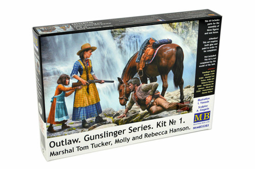 1/35 Master Box Outlaw Gunslinger Pedro Melgoza Bounty Hunter