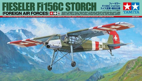 TAM25158 1/48 Fiseler FI156C Storch Plastic Model Kit 25158 MMD Squadron