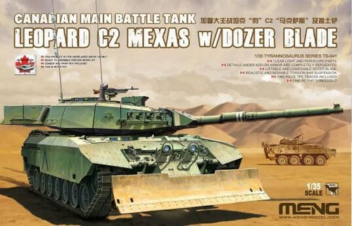 MENTS41 1/35 Meng Leopard C2 Mexas Canadian Main Battle Tank w/Dozer Blade MMD Squadron