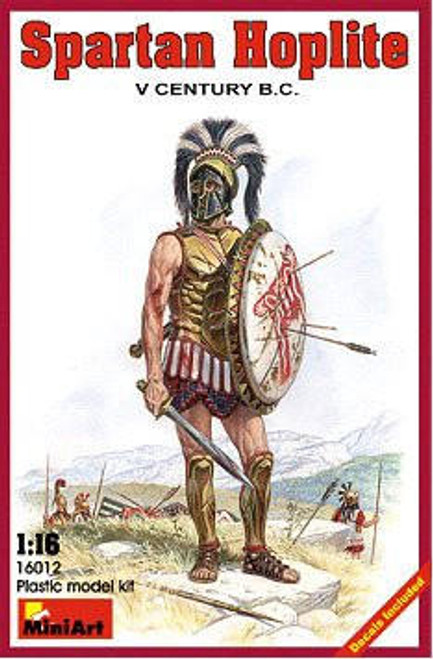 MIN16012 1/16 Miniart V Century BC Spartan Hoplite  MMD Squadron