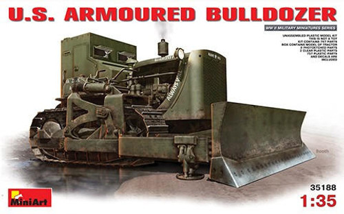 MIN35188 1/35 Miniart US Armored Bulldozer  MMD Squadron