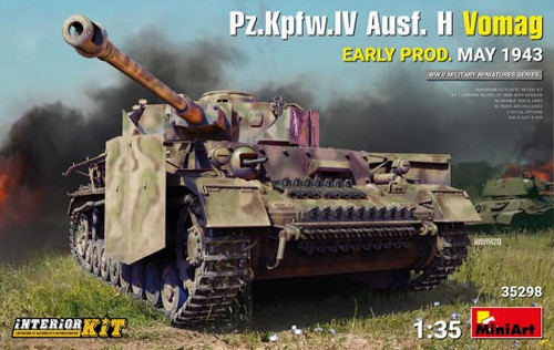 その他 MiniArt Pz.Kpfw.IV Ausf. H Vomag 1/35 1/35 Miniart Panzer Pz.Kfw.IV Ausf.H Vomag Early Production June