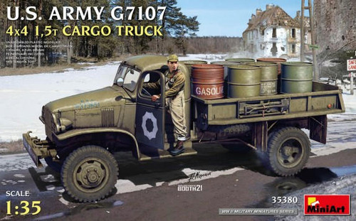 MIN35380 1/35 Miniart US Army G7107 4x4 1.5-Ton Cargo Truck  MMD Squadron