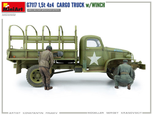 Mini Art 35389 G7117 1,5T 4×4 CARGO TRUCK W/WINCH - Grootste Modelbouwwinkel Van Europa