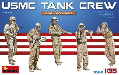 MIN37008 1/35 Miniart USMC Tank Crew (5)  MMD Squadron