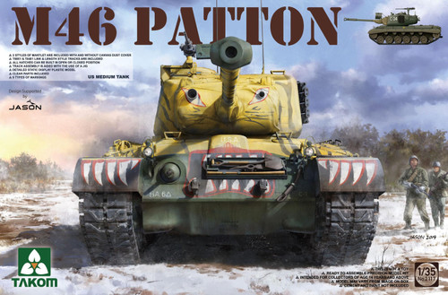 TAK2117 1/35 Takom US M46 Patton Medium Tank MMD Squadron