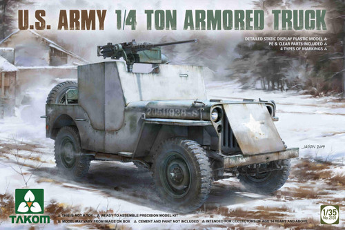 TAK2131 1/35 Takom US Army 1/4-Ton Armored Truck MMD Squadron