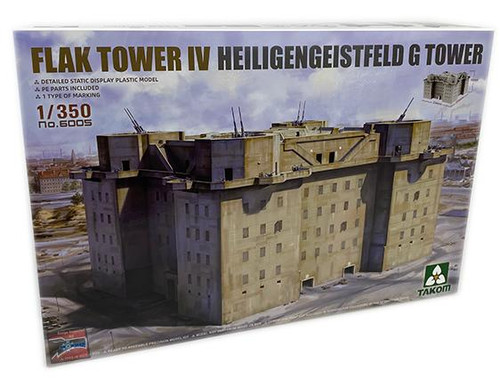 TAK6005 1/350 Takom Flak Tower IV Heiligengeistfeld G Tower MMD Squadron