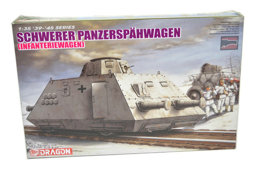 DML6072 1/35 Dragon Schwerer Panzerspahwagen Railroad Tank Plastic Model Kit MMD Squadron