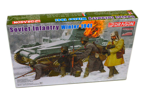 DML6744 1/35 Dragon Soviet Infantry Winter 1941 Figure Set MMD Squadron