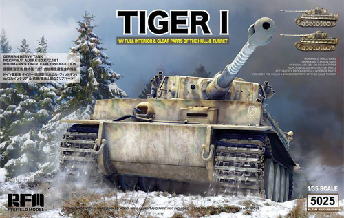 1/35 Ryefield Tiger I Late Production w/Full interior & Zimmerit