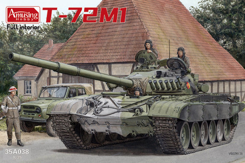 1/35 Amusing Hobby T-72AV w/full interior tracks - Squadron.com