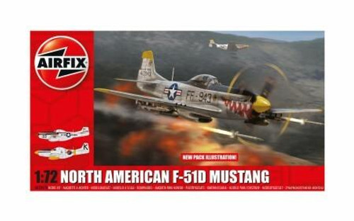 AIR2047 1/72 F51D Mustang Aircraft MMD Squadron