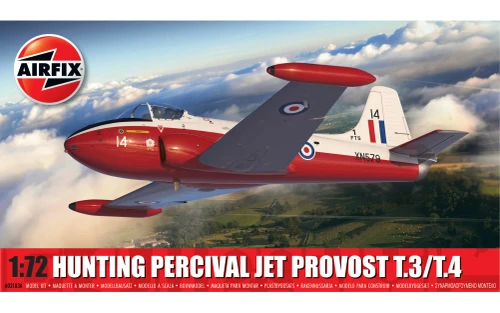 1/72 Hunting T3/T4 Percival Jet Provost Aircraft