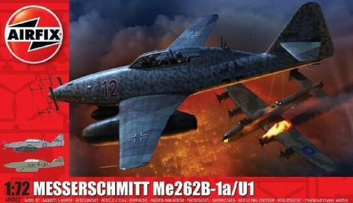 AIR4062 1/72 Airfix Messerschmitt Me262B1a/U1 Fighter MMD Squadron