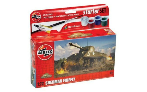 AIR55003 1/72 Sherman Firefly Tank Small Starter Set w/paint and glue MMD Squadron