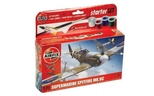 AIR55001 1/72 Supermarine Spitfire Mk Vc Small Starter Set w/paint and glue MMD Squadron