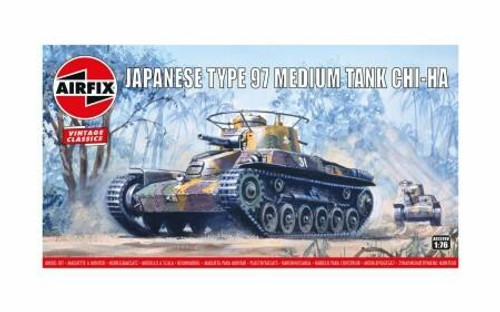 AIR1319 1/76 WWII Chi Ha Type 97 Japanese Main Battle Tank MMD Squadron