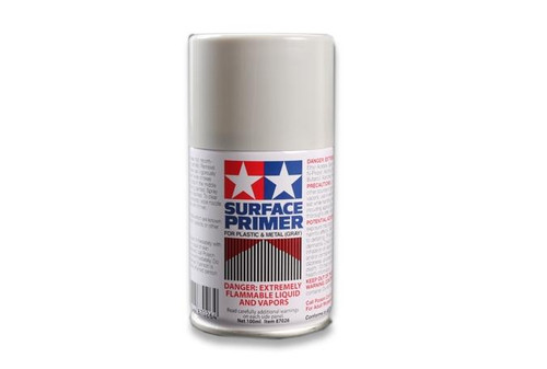 TAM87026 Tamiya Surface Primer Plastic and Metal 100ml Spray MMD Squadron