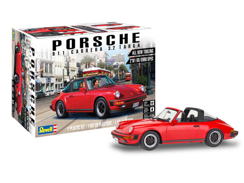 RMX4527 1/24 Revell Porsche 911 Carrera 3.2 Targa 2n1 Kit MMD Squadron