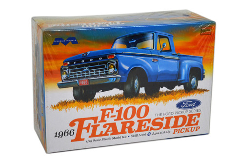 MOE1232 1/25 Moebius 1966 Ford F100 Flareside Pickup Truck Plastic Model Kit MMD Squadron