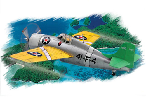 HBB80219 1/72 Hobby Boss F4F-3 Wildcat Easy Assembly - HY80219  MMD Squadron