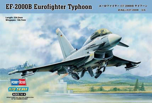 HBB80265 HobbyBoss 1/72 EF-2000B Eurofighter Typhoon - HY80265  MMD Squadron